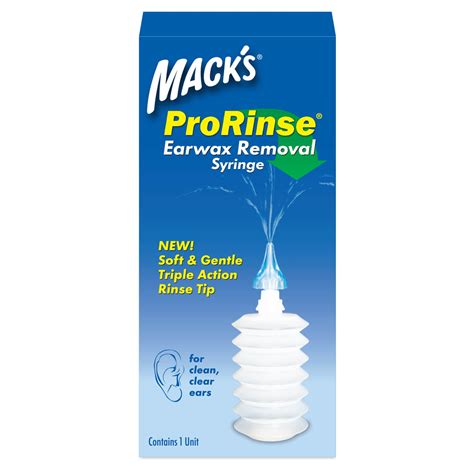 Buy Mack's ProRinse Ear Wax Removal Syringe - Ear Syringe with Triple-Action Rinse Tip Online at ...