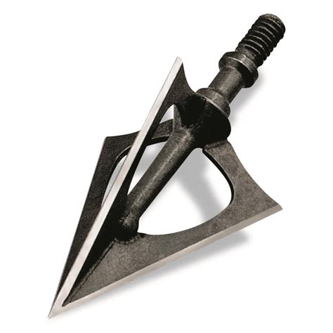 NAP Hellrazor Fixed Blade Crossbow Broadheads, 100 Grain, 3 Pack - 721890, Broadheads & Points ...