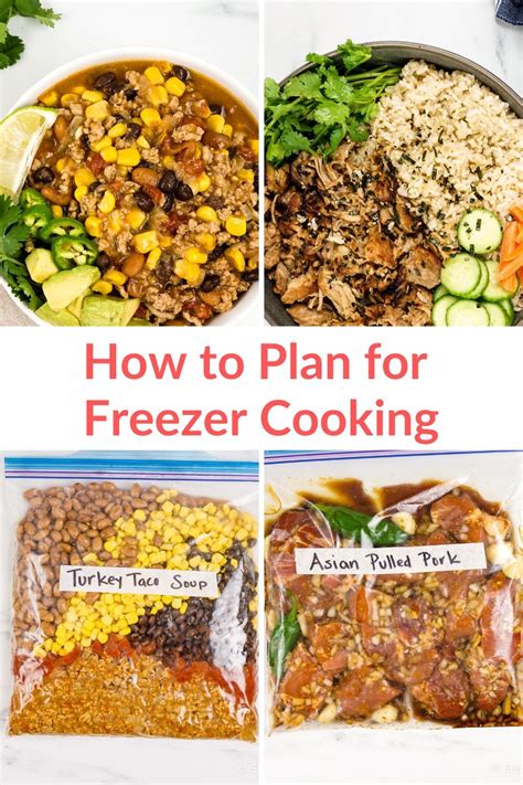 How to Plan a Freezer Cooking Day - Slender Kitchen | Freezer cooking, Healthy meal plans ...