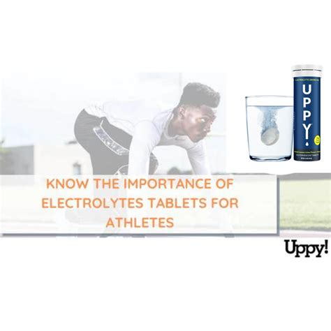 Athletes Need Electrolytes – Uppy!