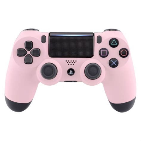 Soft Touch Light Pink - Custom PS4 Controllers (Extra: Action Buttons: Original (Default),Extra ...