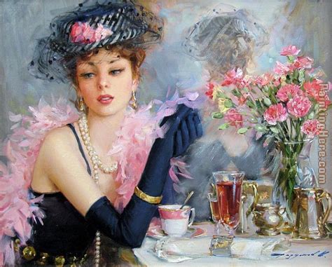 2011 Afternoon Tea Painting | Diy painting, Art pictures, Wall art pictures