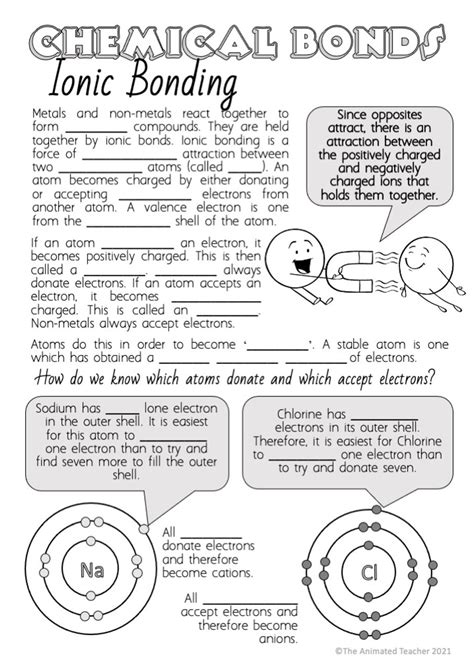 Key HW TypesofChemicalBondingWorksheet.pdf - Key: Chemical Bonding ... - Worksheets Library