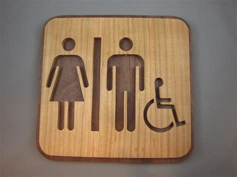 Handicapped Bathroom Sign