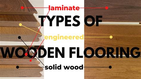 Types of Wooden flooring. Laminated, Engineered and Solid Wood - YouTube