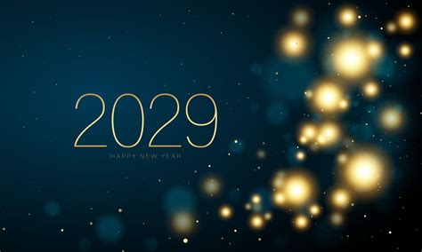 2029 Happy New Year Background Design. 35975740 Vector Art at Vecteezy