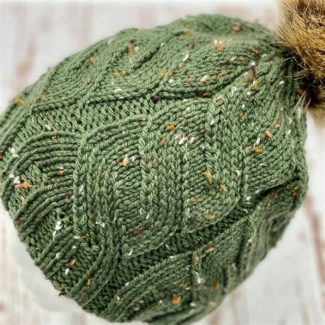 Hot Springs Willow Hat Knitting Pattern Cables Beginner - Etsy UK