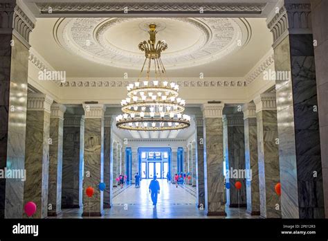 Interior, Palace of Culture and Science,Warsaw, Poland Stock Photo - Alamy