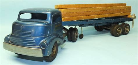 VINTAGE 1950′s SMITH MILLER LUMBER TRUCK TOY | Toy trucks, Antique toys, Vintage toys