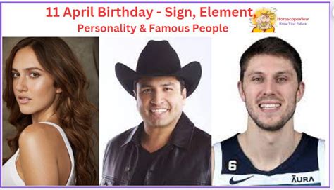 People Born on April 11 Birthday Personality & Famous People List