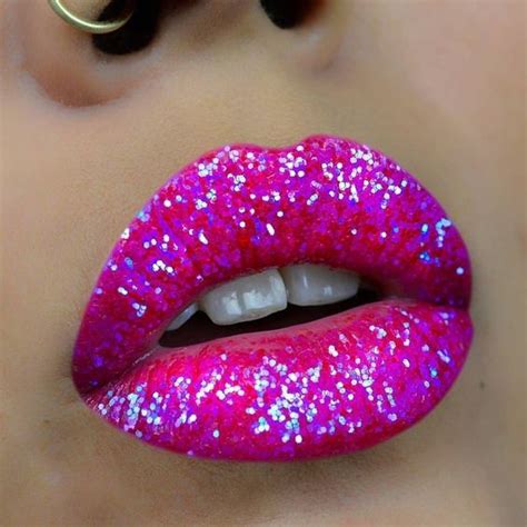 Pin by Misty loman on 23.♥ LIPS FUN | Glitter lips, Lip art makeup, Lip art