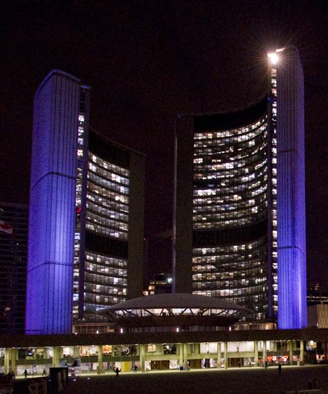 Lighting of City Hall Towers – City of Toronto