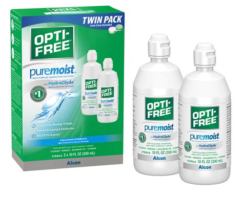 Opti-Free Puremoist Multi-purpose Contact Lens Solution, 2 Pack - Walmart.com