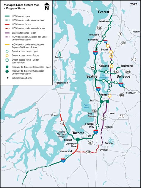 HOV system map | WSDOT