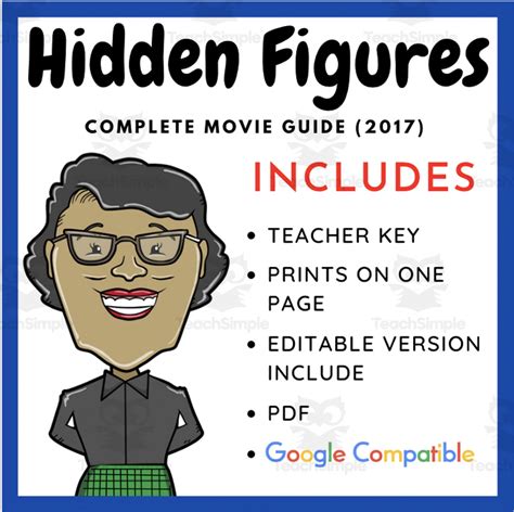 Hidden Figures (Movie Guide) by Teach Simple