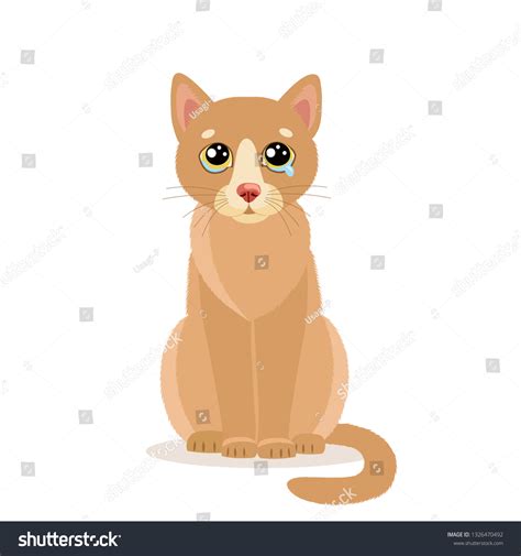 11,304 Cartoon Sad Cat Images, Stock Photos & Vectors | Shutterstock