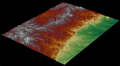 Colorado Front Range - Digital Elevation Model (DEM) rende… | Flickr