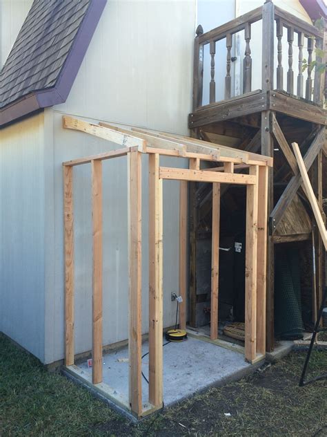 Building A Lean To Shed | Framing And Siding | Part 1 | Diy shed plans ...