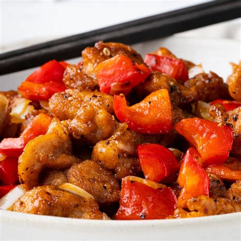 Chinese Pepper Chicken - Marion's Kitchen