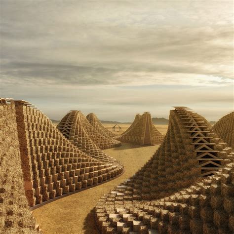 Stacked straw bales form walls for conceptual school in Malawi by Nudes ...