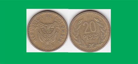 MONEDAS: Moneda de veinte (20) pesos colombianos de 1990