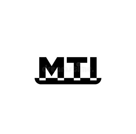 MTI Company Name Initial Letter Monogram. MTI Letters Logo Vector Stock ...