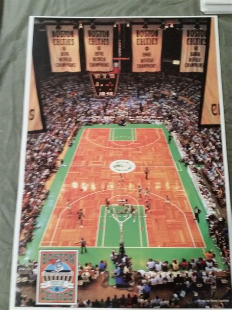 Vintage NBA Boston Celtics Poster Full Size – Vintage Sports Items