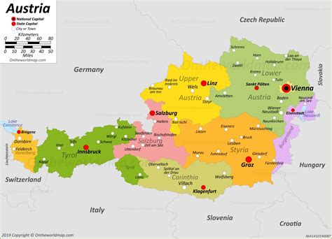 Austria Map | Detailed Maps of Republic of Austria