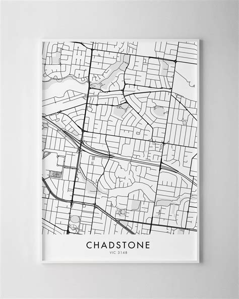 Melbourne – Chadstone Map Print - Chelsea Chelsea