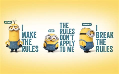 Download wallpapers Minions, characters, Bob, Kevin, Stewart, Despicable Me for desktop free ...