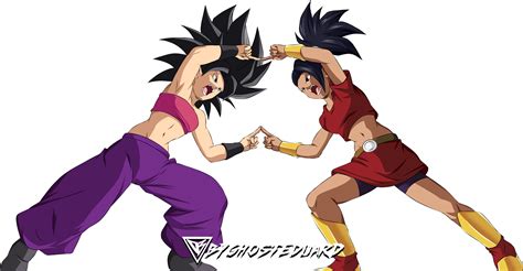 Caulifla and Kale - fusion dance by ByGhostEduard on DeviantArt