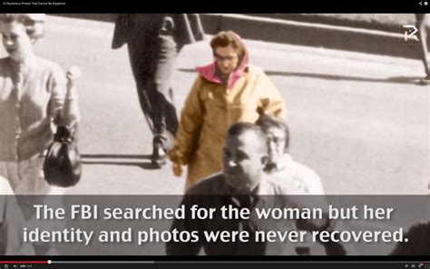 Kennedy assassination's Babushka Lady? OK, but '10 Most Mysterious Photos' leaves out an ...