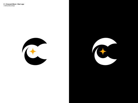 Moon Star Logo Images / The image of the moon from the lines, dynamic logo in the circle concept ...