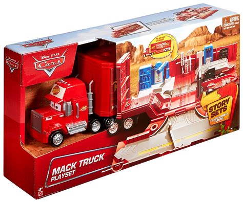 Disney Pixar Cars Story Sets Mack Truck Playset Mattel Toys - ToyWiz