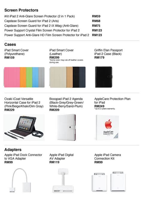 Apple iPad 2 Accessories [with Price List] at Machines Malaysia