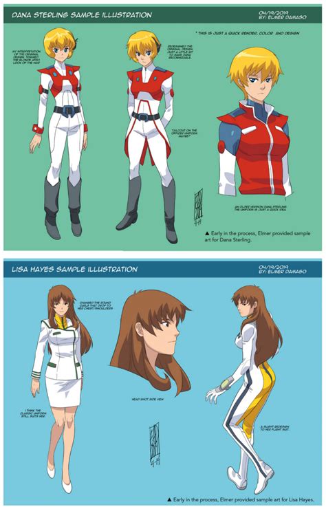 P 104 to 105 (Dana Sterling Lisa Hayes Color art) ,Robotech: Remix Vol ...