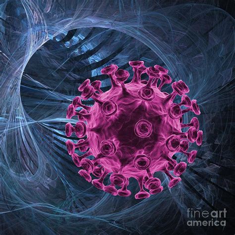 Virus Capsid Photograph by Laguna Design/science Photo Library - Pixels