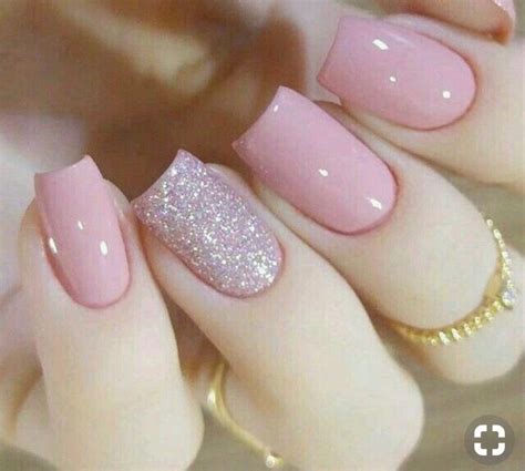 uñas bonitas color rosa pastel | uñas bonitas