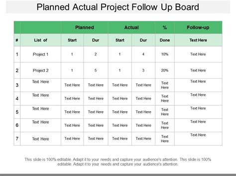 Project Follow Up Template | TUTORE.ORG - Master of Documents