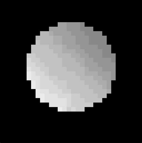 Moon Pixel Art Grid