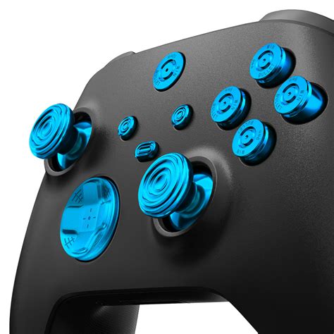 eXtremeRate 11 in 1 Custom Blue Metal Buttons for Xbox Series X/S Cont – GamingCobra