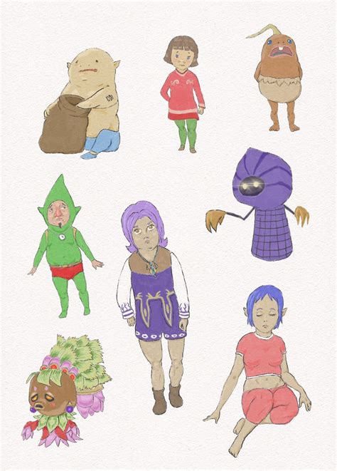 Michael Destrega - Majora's Mask characters