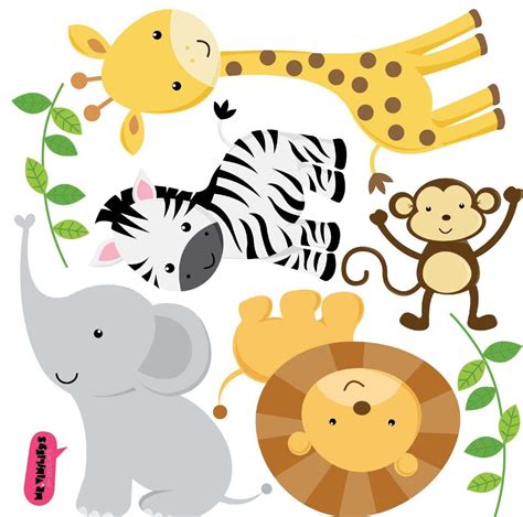 animales tiernos animados - Buscar con Google Zoo Party, Jungle Party ...