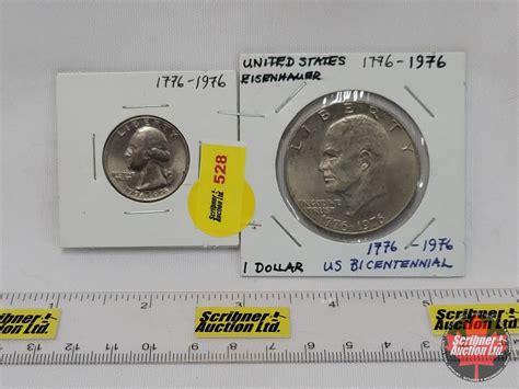 USA Quarter & Dollar 1776-1976 Bicentennial (SEE PICS!)