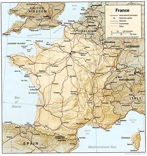 Map of France