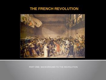 The French Revolution - Part 1 - "Background to the Revolution ...