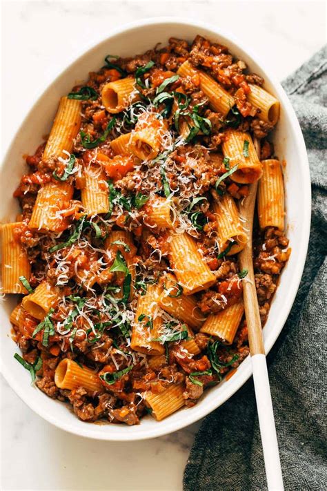 Spicy Sausage Rigatoni Recipe - Pinch of Yum