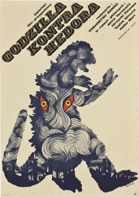 Vintage Godzilla Posters from Poland