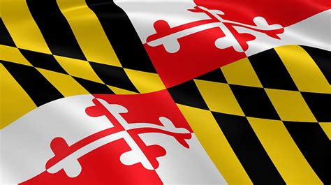 Maryland State Filled in with Flag Colors (Page 1) HD wallpaper | Pxfuel