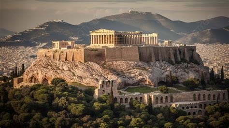 The Ancient Greece Capital Of Athens Background, Acropolis, Acropolis ...